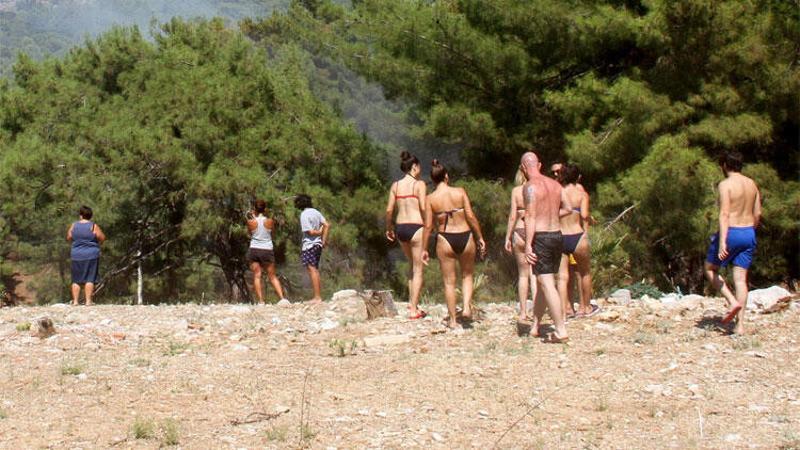 Fethiye'de orman yangını