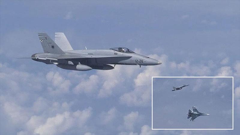 Rus jetleri, bakan uçağına yaklaşan NATO jetini uzaklaştırdı