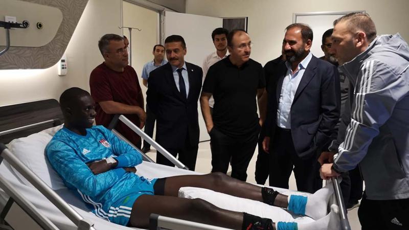 Sivasspor kalecisi Samassa'nın sağlık durumu