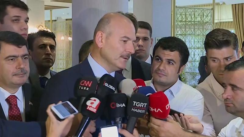 Soylu: "Terörle demokrasi arasına bir meşru kanal açmaya çalışanlar sorumsuzluk işlemektedirler"