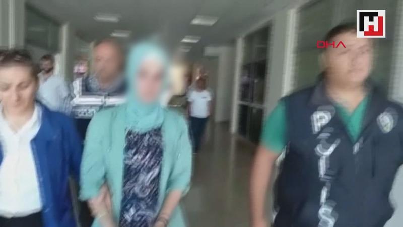 Hamile süsü verdi, uyuşturucu kuryesi çıktı