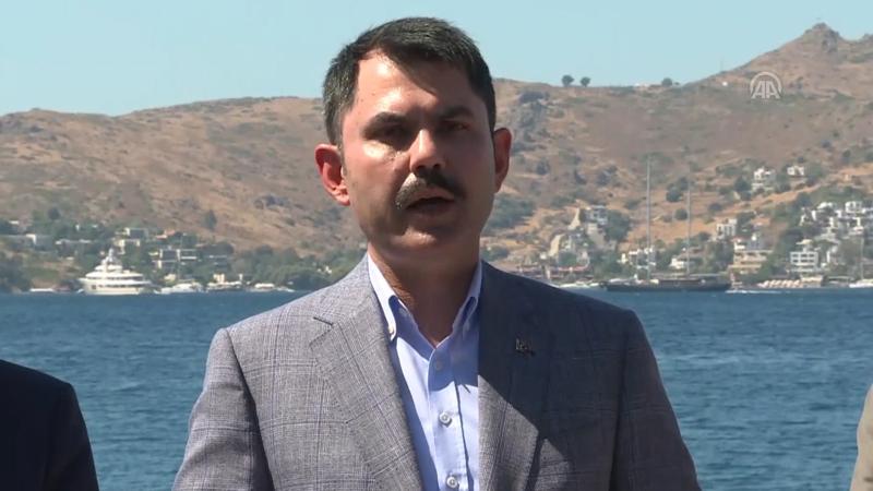 Bakan Kurum'dan Muğla'daki otel inşaatıyla ilgili açıklama