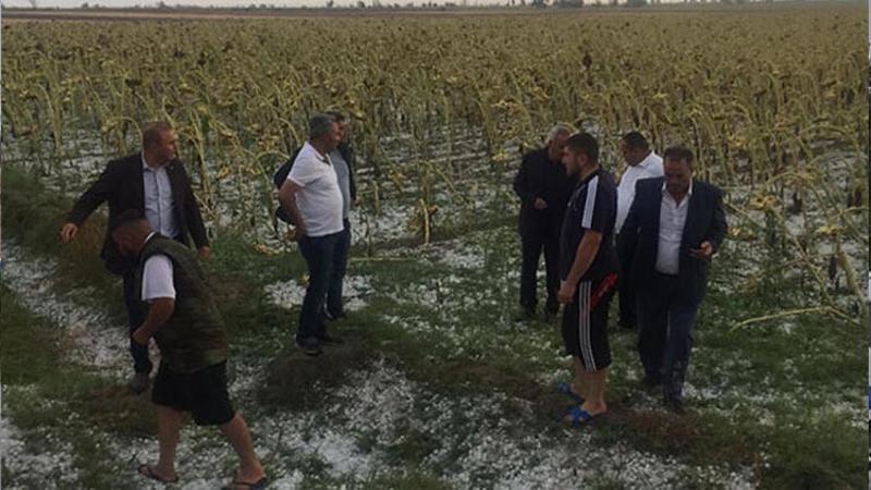 Aksaray'da sağanak ve dolu