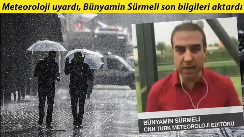Meteoroloji'den son dakika hava durumu uyarısı: Marmara'da kuvvetli yağış, Karadeniz'de sel riski...