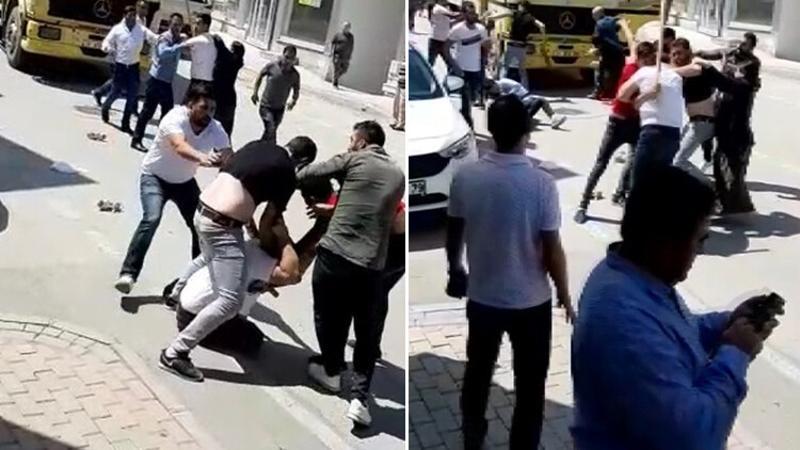 Bursa'da iki aile birbirine girdi