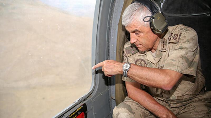 Jandarma Genel Komutanı Bulgurlu Dağı bölgesinde denetlemelerde bulundu