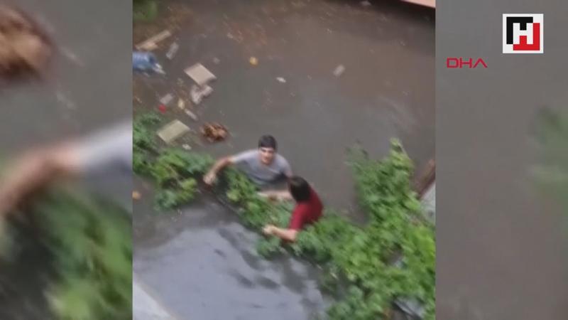 Ataşehir'de su baskınında can pazarı