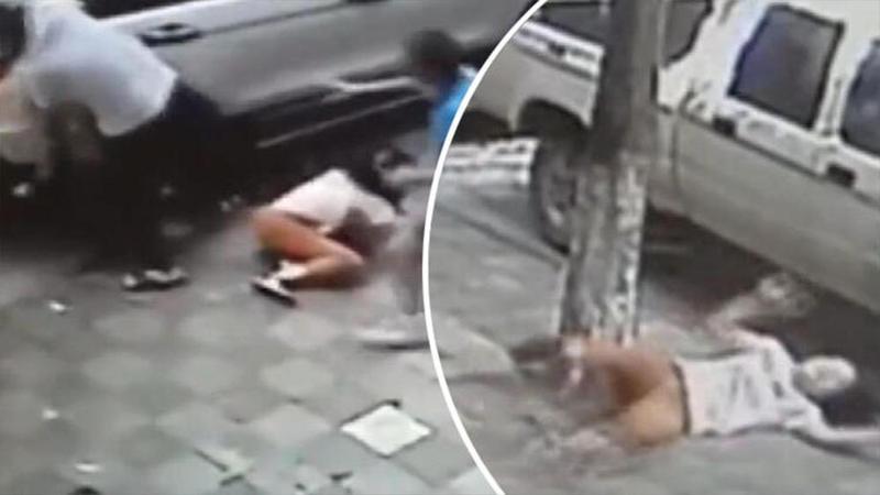 Boşanma duruşması öncesi karısına motorla çarpıp, palayla saldırdı