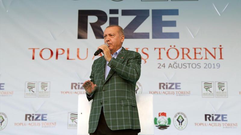 Cumhurbaşkanı Erdoğan: "Rize-Artvin Havalimanı'nın 1,5 yıl içerisinde hizmete alınacağız"
