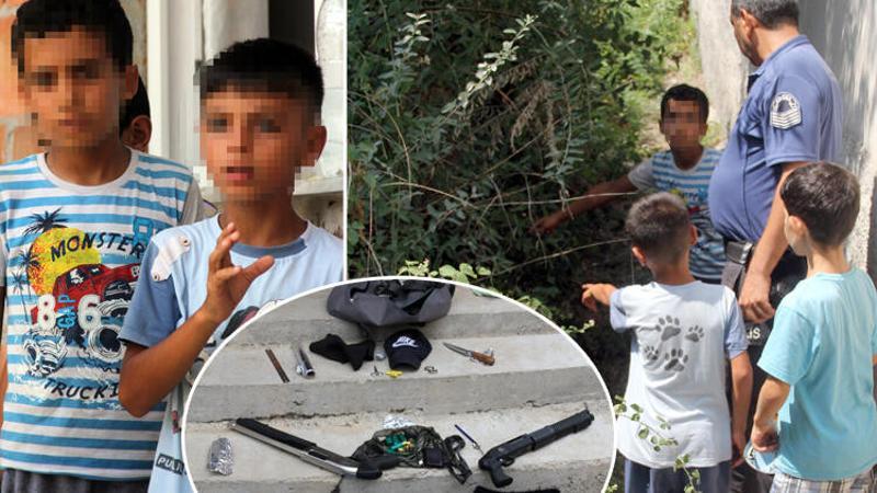 Çocukların oynarken buldukları pompalı tüfekler faciaya neden oluyordu