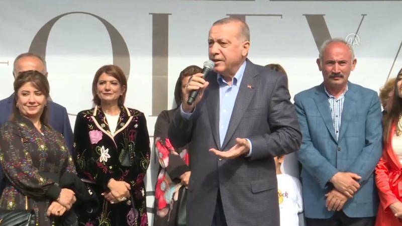 Cumhurbaşkanı Erdoğan Tonya’da otel açılışında konuştu