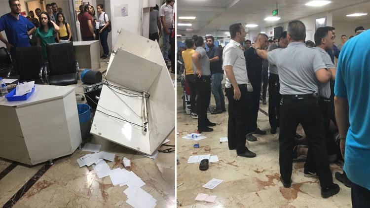 Gaziantep'te Åoke eden olay! Doktora saldÄ±rdÄ±, hastaneyi daÄÄ±ttÄ±...