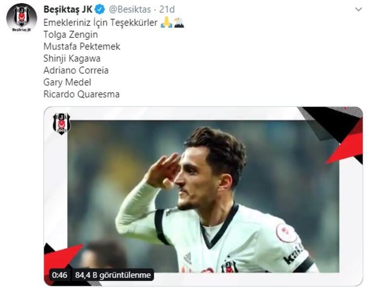 Beşiktaş'tan olay paylaşım! Gökhan Töre...