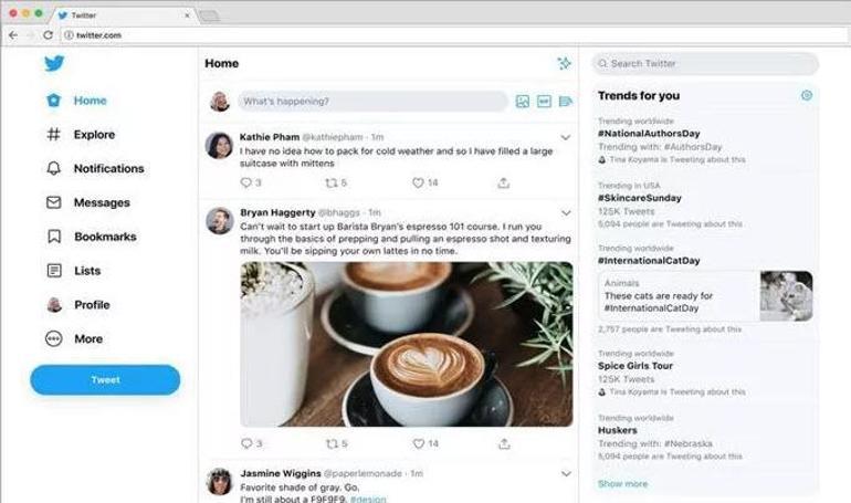 Twitter'ın tasarımı değişiyor! İşte yeni görüntüsü