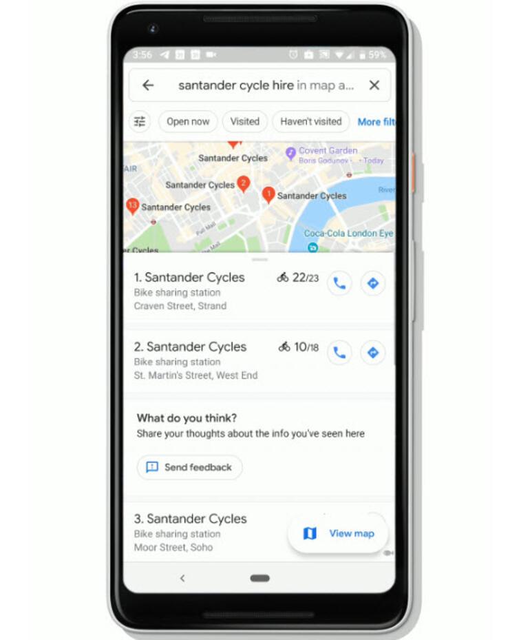 Google Haritalar bu kez bisikletlerin yerini gösterecek