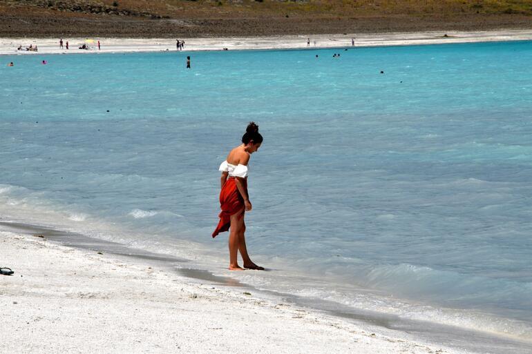 Günde binlerce kişi ziyaret ediyor! Yerli yabancı Türkiye'deki Maldivler'e hayran...