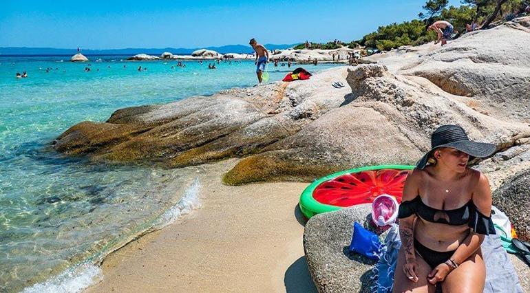 Halkidiki'nin gözde 'Portakal Plajı'