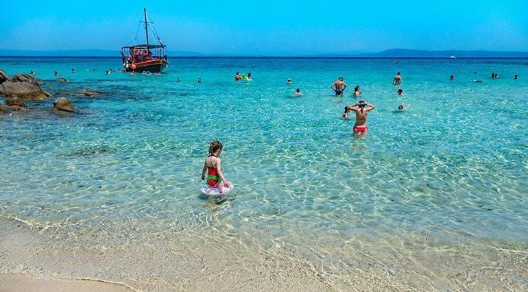 Halkidiki'nin gözde 'Portakal Plajı'