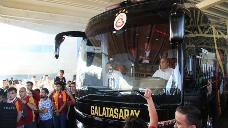 Galatasaray'a Ankara'da coşkulu karşılama