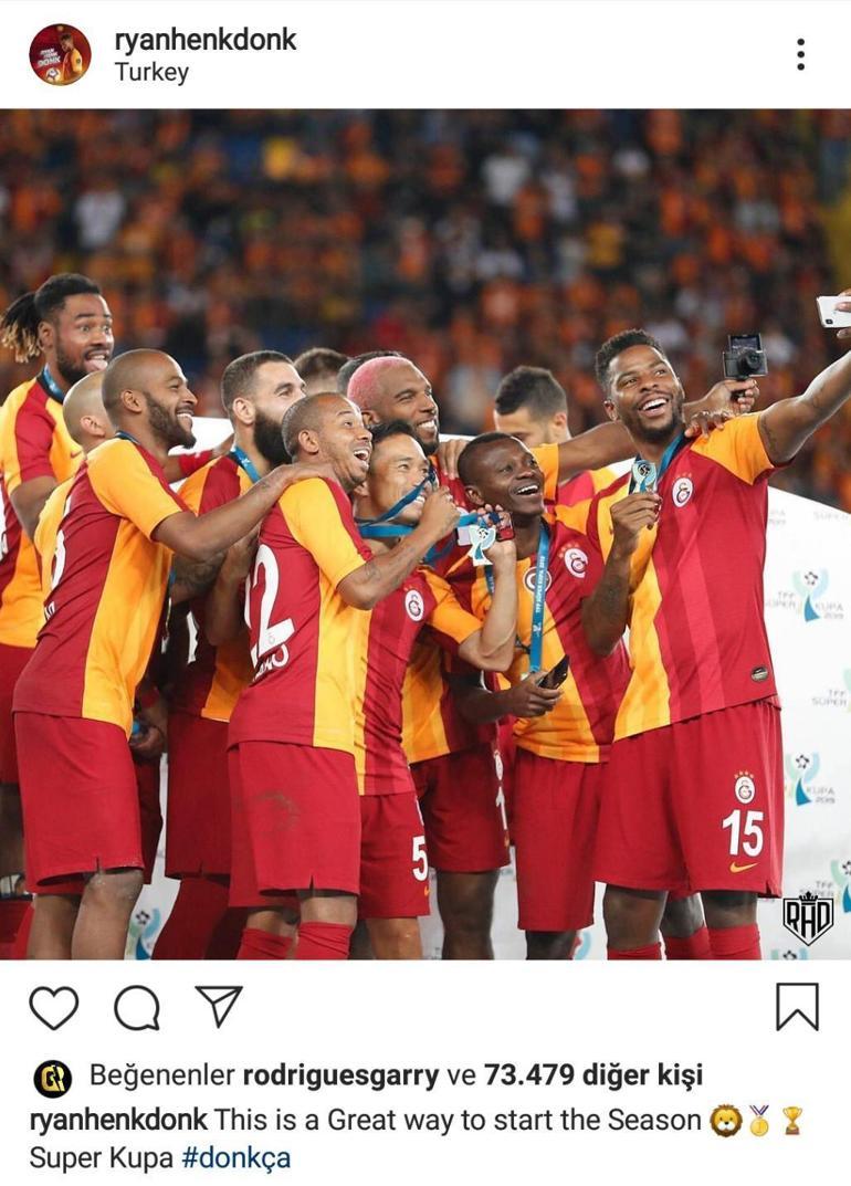 Rodrigues'ten olay hareket! Galatasaray paylaşımlarını beğendi...