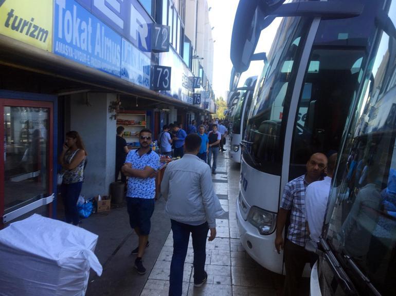 Otogarda bayram yoğunluğu