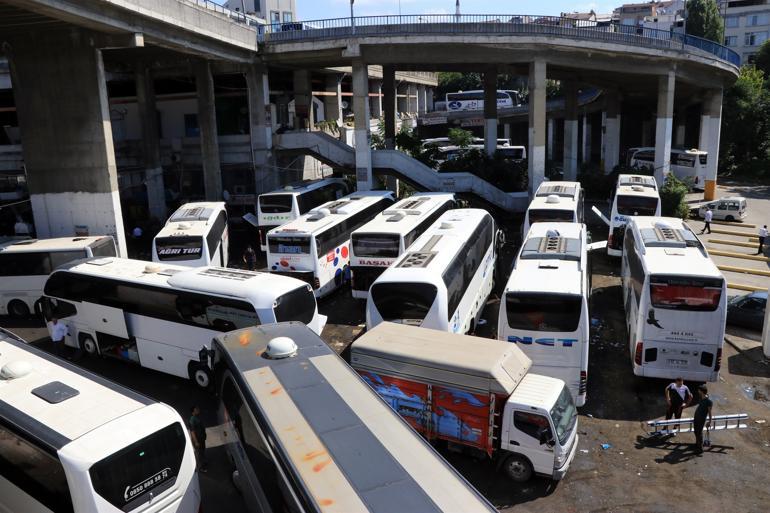 15 Temmuz Demokrasi Otogarı'nda bayram yoğunluğu