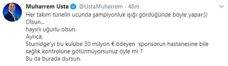 Muharrem Usta'dan Sturridge sitemi