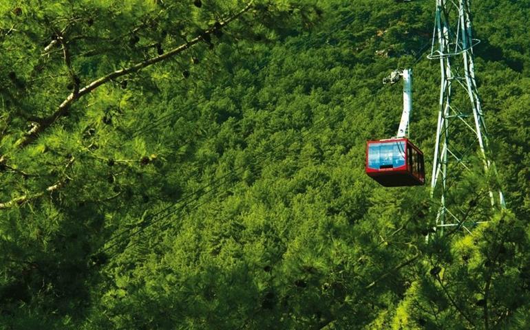 Antalya'da bulutların üzerine yolculuk