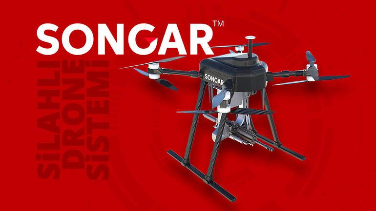 Silahlı drone Songar 'bomba atar' kuşandı