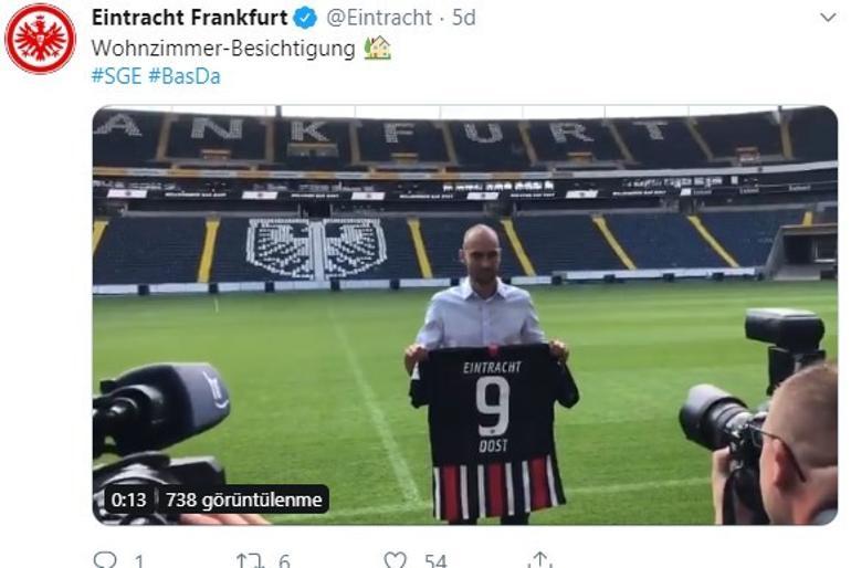 Transfer haberleri: Eintracht Frankfurt, Hollandalı Bas Dost'u transfer etti