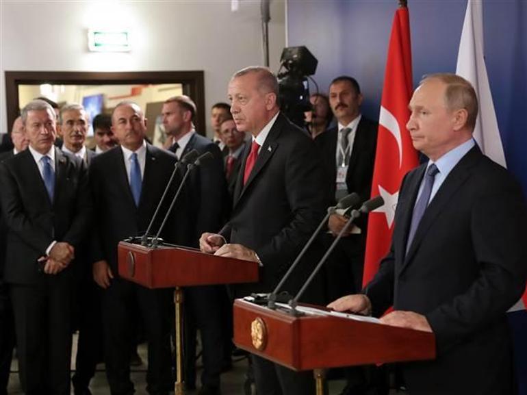 Cumhurbaşkanı Erdoğan ile Putin'den önemli açıklamalar