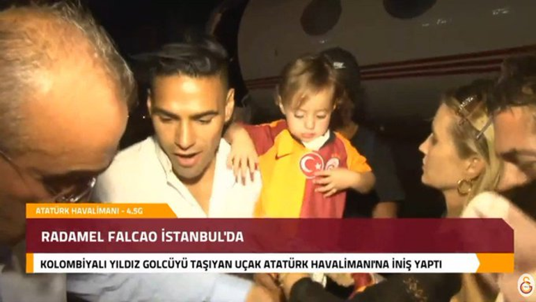 Radamel Falcao İstanbul'da! İşte ilk sözleri...